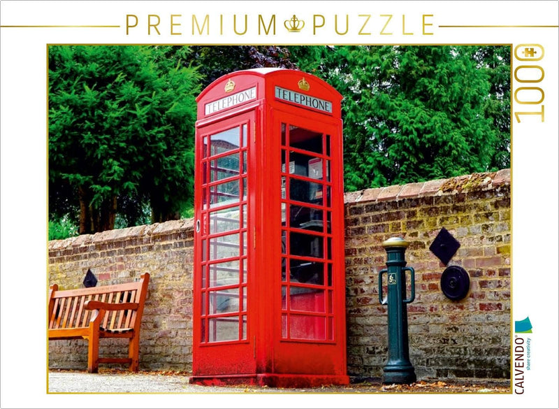 CALVENDO Puzzle Telephone Booth 1000 Teile Lege-Grösse 64 x 48 cm Foto-Puzzle Bild von Peter Roder,