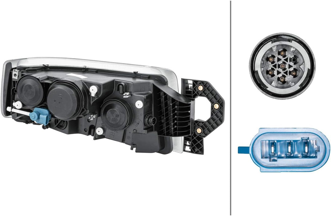 HELLA 1EL 011 899-411 DE/Halogen-Hauptscheinwerfer Links (Fahrerseite), Links (Fahrerseite)