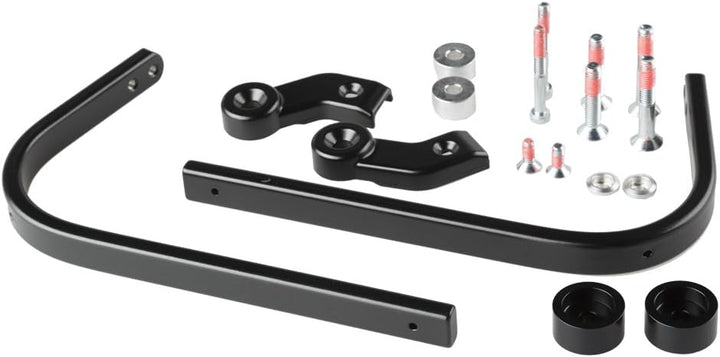 KOBRA Handprotektoren-Kit, schwarz, für Lenkerinnengewinde 6mm / 8mm, 1-Punkt Befestigung