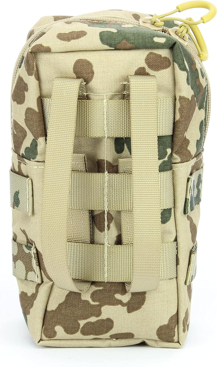 Zentauron Reissverschlusstasche Small mit MOLLE-System I BW-Tasche, Rucksack Zusatztasche aus Cordur