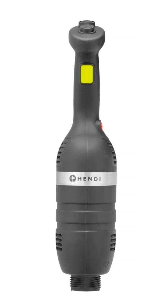 HENDI Stabmixer Antriebseinheit, Geschwindigkeit regelbar, 4000-16000 U/Min, Mischungen-Gemüsesuppen