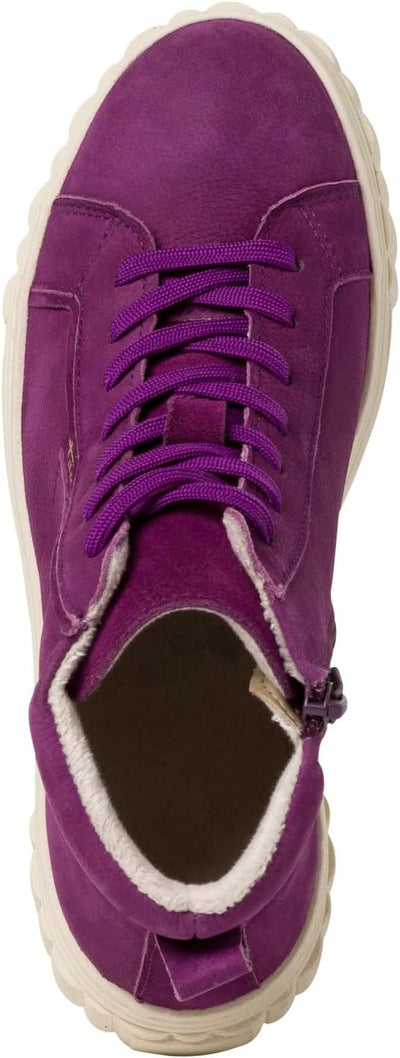 Tamaris Damen High-Top Sneaker, Frauen Halbschuhe,Wechselfussbett 39 EU Purple, 39 EU Purple