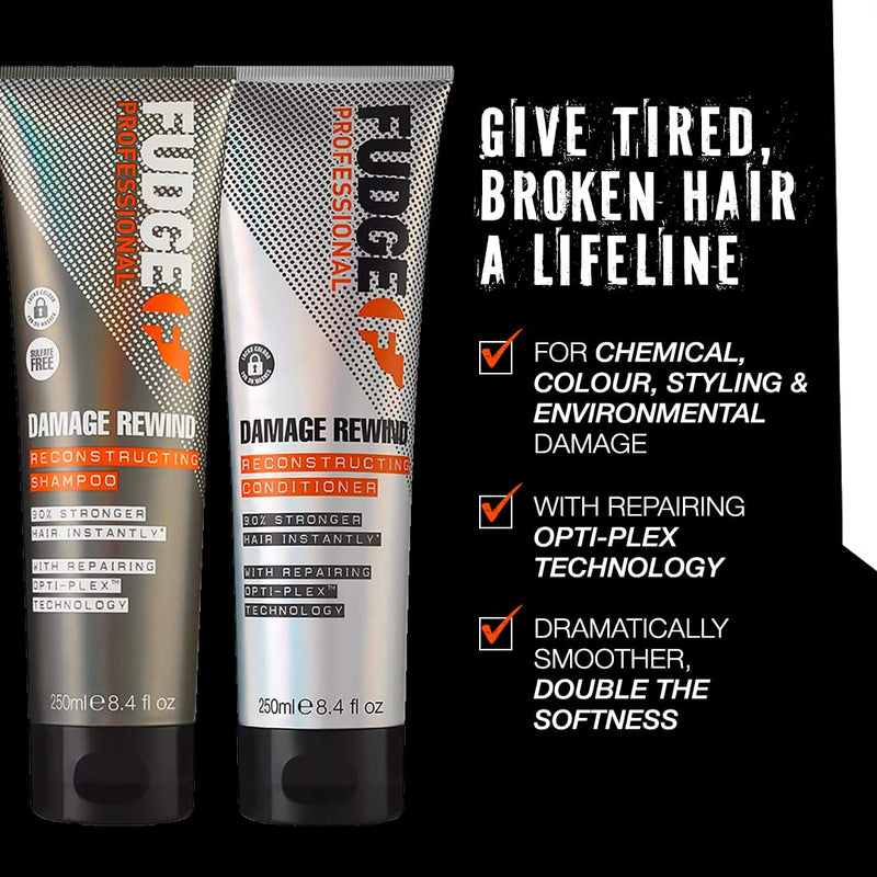 Fudge Professional Damage Rewind, Hair Repairing Conditioner, 90 Prozent stärkeres Haar sofort 1000