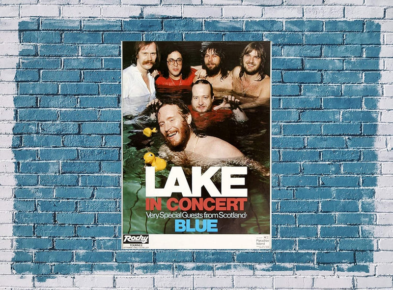 Lake - Hot Day, 1981 » Konzertplakat/Premium Poster | Live Konzert Veranstaltung | DIN A1 «