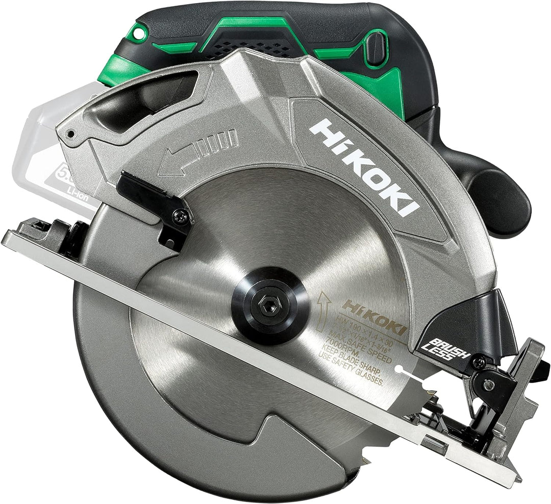 HIKOKI Akku Handkreissäge C1807DA (18V, Li-Ion, 190 mm Sägeblatt, Brushless, LED, Spindelarretierung