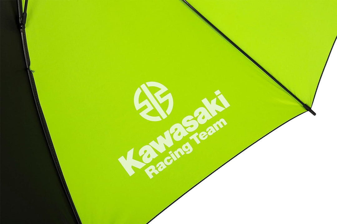 Kawasaki SPORTS Regenschirm gross UMBRELLA schwarz grün