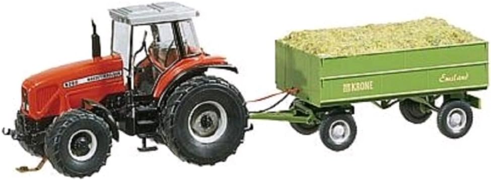 FALLER 161536 - Traktor MF mit Anhänger (Wiking)