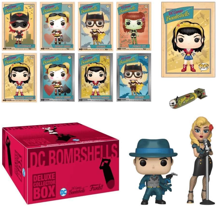 Funko Pop DC Comics Bombshells Deluxe Collectors Box Batman