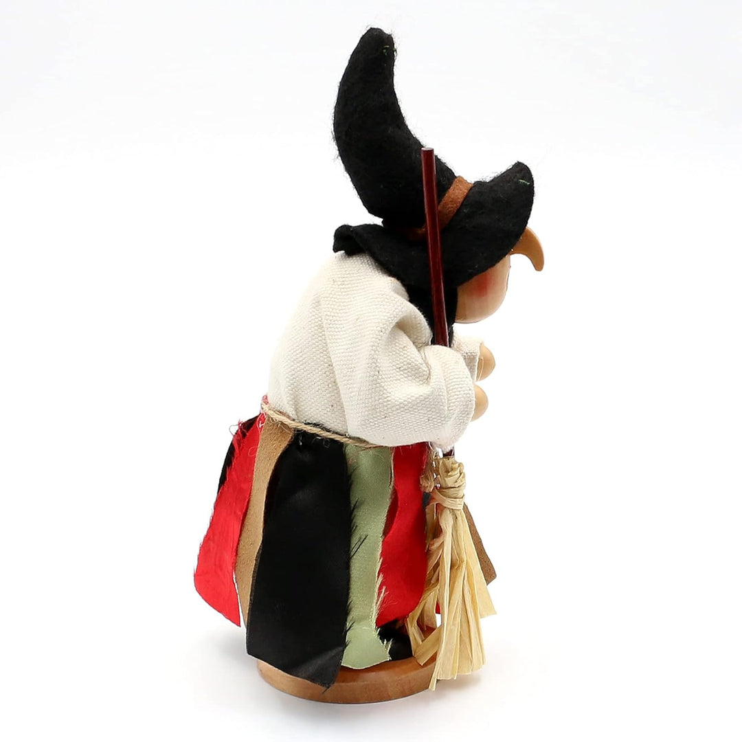 Dekohelden24 Lustige Räucher-Hexe, ca. 19 cm 521100, Hexe