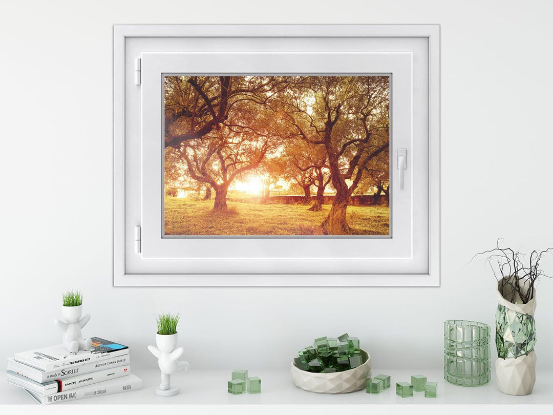 Fensterdeko I Sichtschutz Fenster-Sticker Selbsthaftend I Dekofolie für Bad, Küche, Kinderzimmer - W