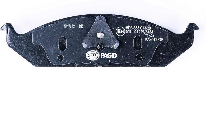 HELLA PAGID 8DB 355 013-281 Bremsbelagsatz - T1694 - Dicke/Stärke: 16.5mm - Bremssystem: Bendix - mi