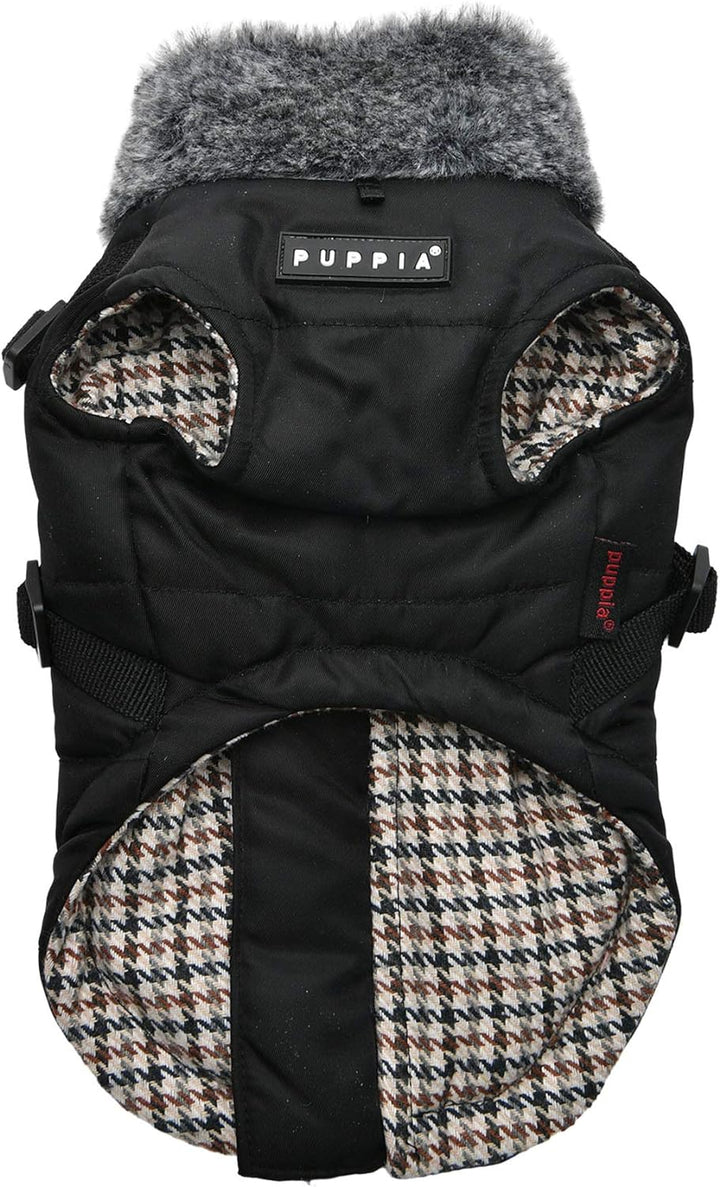 Puppia Donavan Winterweste – Schwarz – L schwarz L, schwarz L