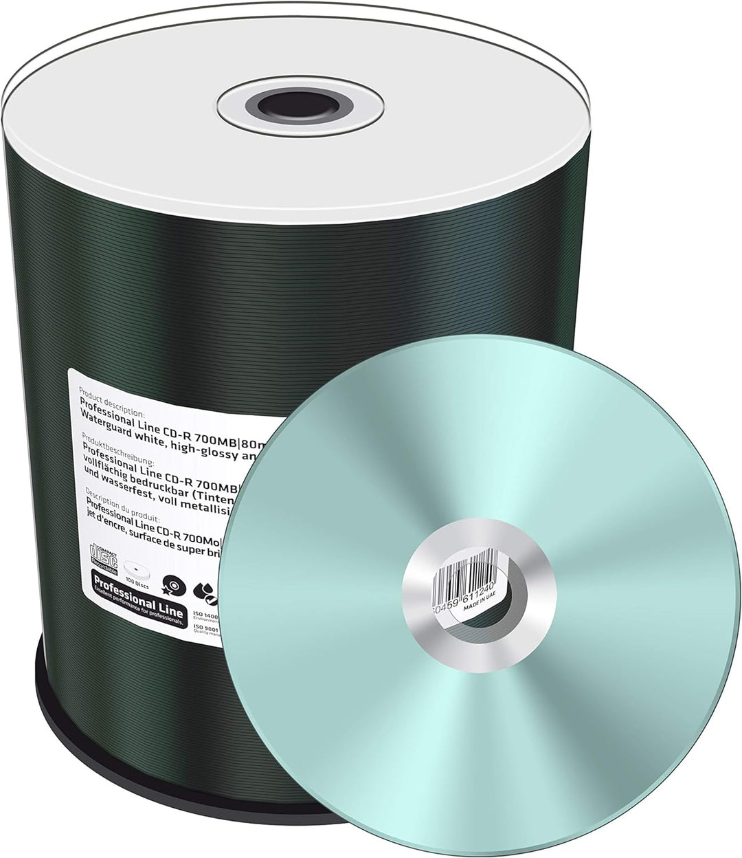 MediaRange Professional Line CD-R 700MB|80min 52-fache Schreibgeschwindigkeit, vollflächig bedruckba