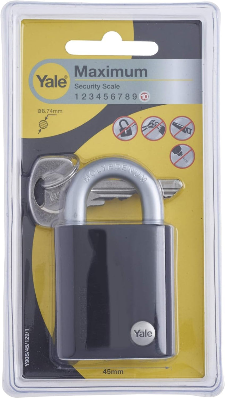 Yale Hangschloss - maximale Sicherheit, 47 mm