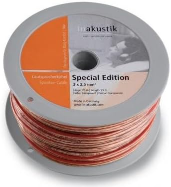 In-akustik Star Special Edition Lautsprecherkabel (2x 2,5 qmm) 25 m transparent