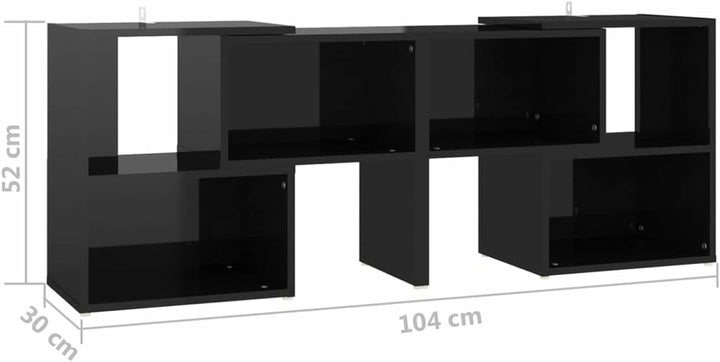 Susany TV Schrank Fernsehtisch Fernsehschrank HiFi-Schrank TV Möbel Lowboard Spanplatte Hochglanz-Sc