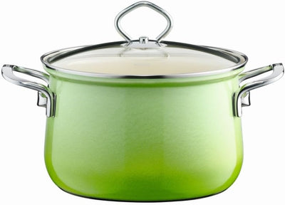 Riess, 0519-036, Starterset 4-TLG. NOUVELLE - SMARAGD, bestehend aus 2 x Fleischtopf mit Glasdeckel