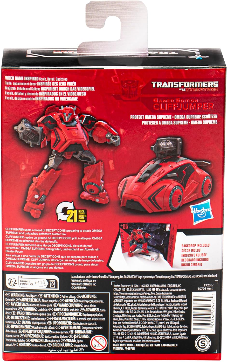 Transformers Studio Series Deluxe Kampf um Cybertron 05 Gamer Edition Cliffjumper Action-Figur, 11 c