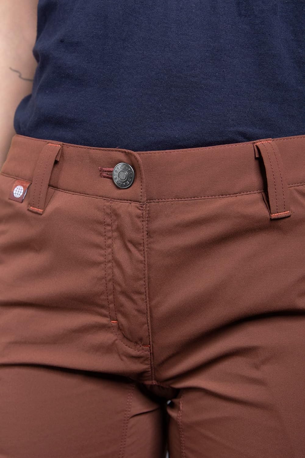 Tatonka W Travel Shorts Rot - Leichte Bequeme Damen Reise und Wander-Shorts, Grösse 42 - Farbe Auber