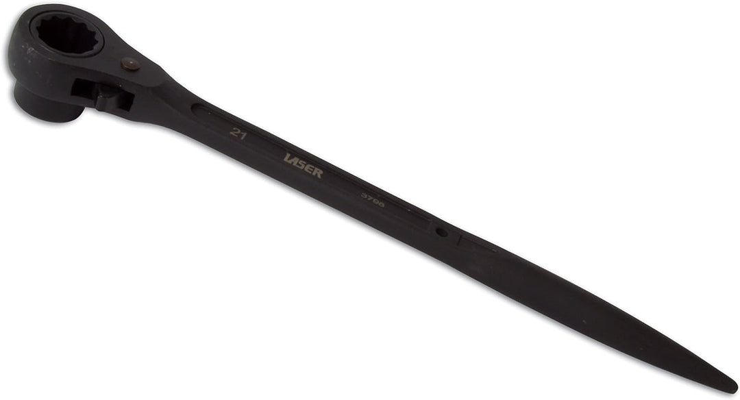 Laser 3798 3798 Ratschenschlüssel mit Konischem Griff, 21 mm