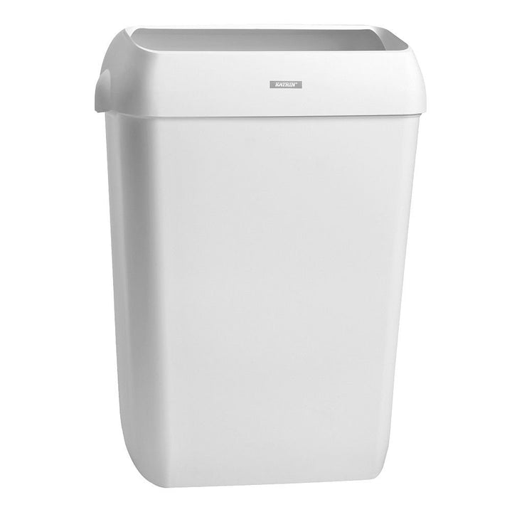 Katrin 91912 Abfallbehälter, 50 L, Weiss (2-er Pack)