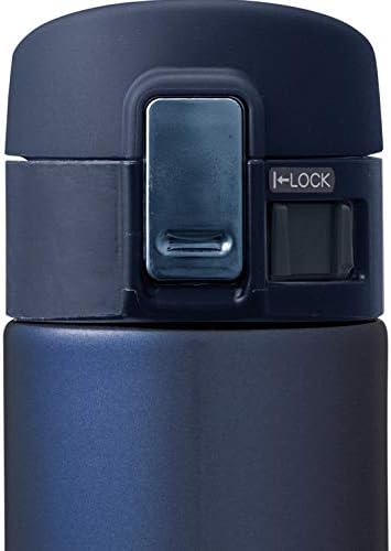 KitchenCraft - Zojirushi Reisebecher/Thermosbecher aus Edelstahl - 480 ml - Smokey Blue 6.7 x 6.7 x