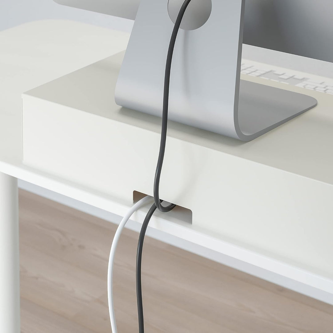 IKEA ELLOVEN Monitorständer mit Schublade, Weiss