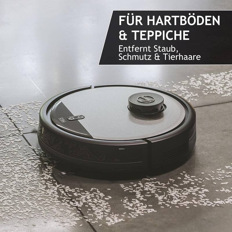 Hoover HG5 Saugroboter mit Absaugstation & App-Steuerung mit Karte und Zeitplan – DRY PRO Roboter St