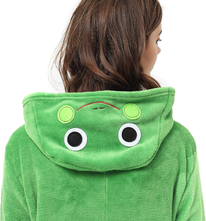 Katara 1744 (30+ Designs) Frosch-Kostüm Kröte, Unisex Onesie/ Pyjama-Qualität für Erwachsene & Teena