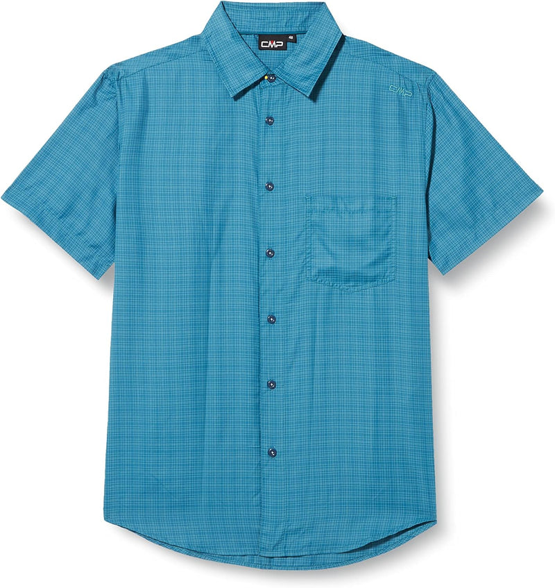 CMP Herren Camicia Con Bottoni Dry Function Hemd 48 Benzin-hydro, 48 Benzin-hydro