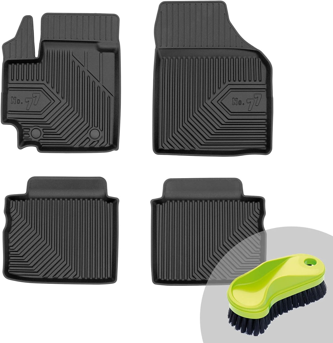FROGUM No.77 Gummimatten Ganzjahresset von Auto Fussmatten Autofussmatten für Suzuki Celerio ab 2014