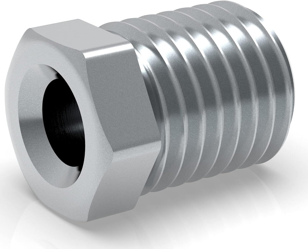 100x Verschraubung M10 x 1,25 für Bremsleitung 4,75 mm Bördel E Typ M Profi Verbinder DIN/ISO 1651 k