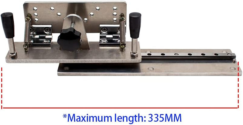 Toplionace Universal Messerschärfer Vorrichtung mit Beweglicher Schiene, Bandschleifer Messerhalter