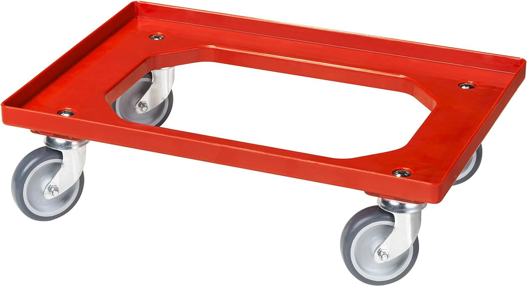 5 Stück Transportroller für Kisten 60 x 40 cm mit 4 Lenkrollen