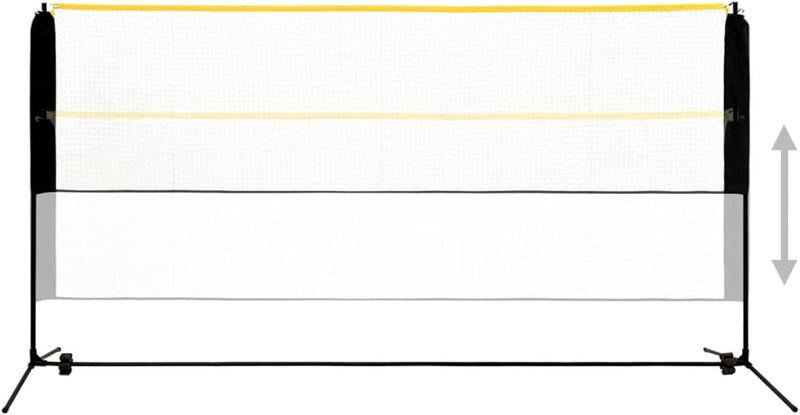 Gecheer Badmintonnetz Verstellbar Tennisnetz Höhenverstellbar, für Indoor-Outdoor-Sportarten, 300x10