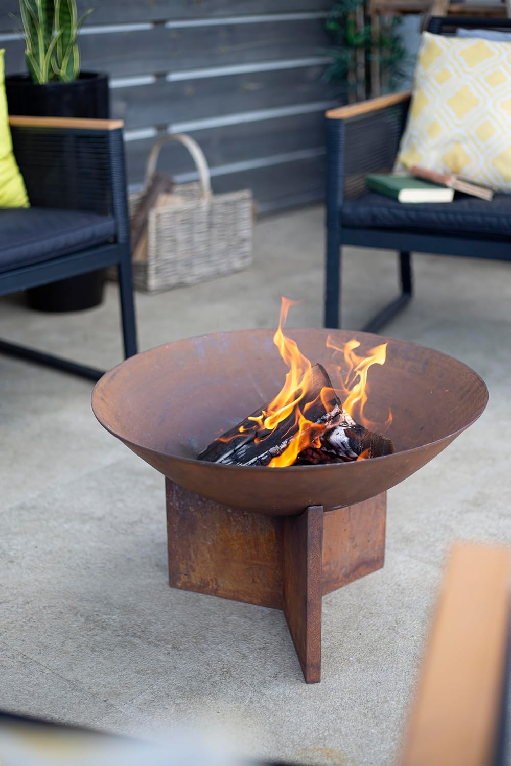 La Hacienda Feuerschale Kala Ø56 cm - Feuerschalen für den Garten - Feuerstelle Outdoor & Feuertonne