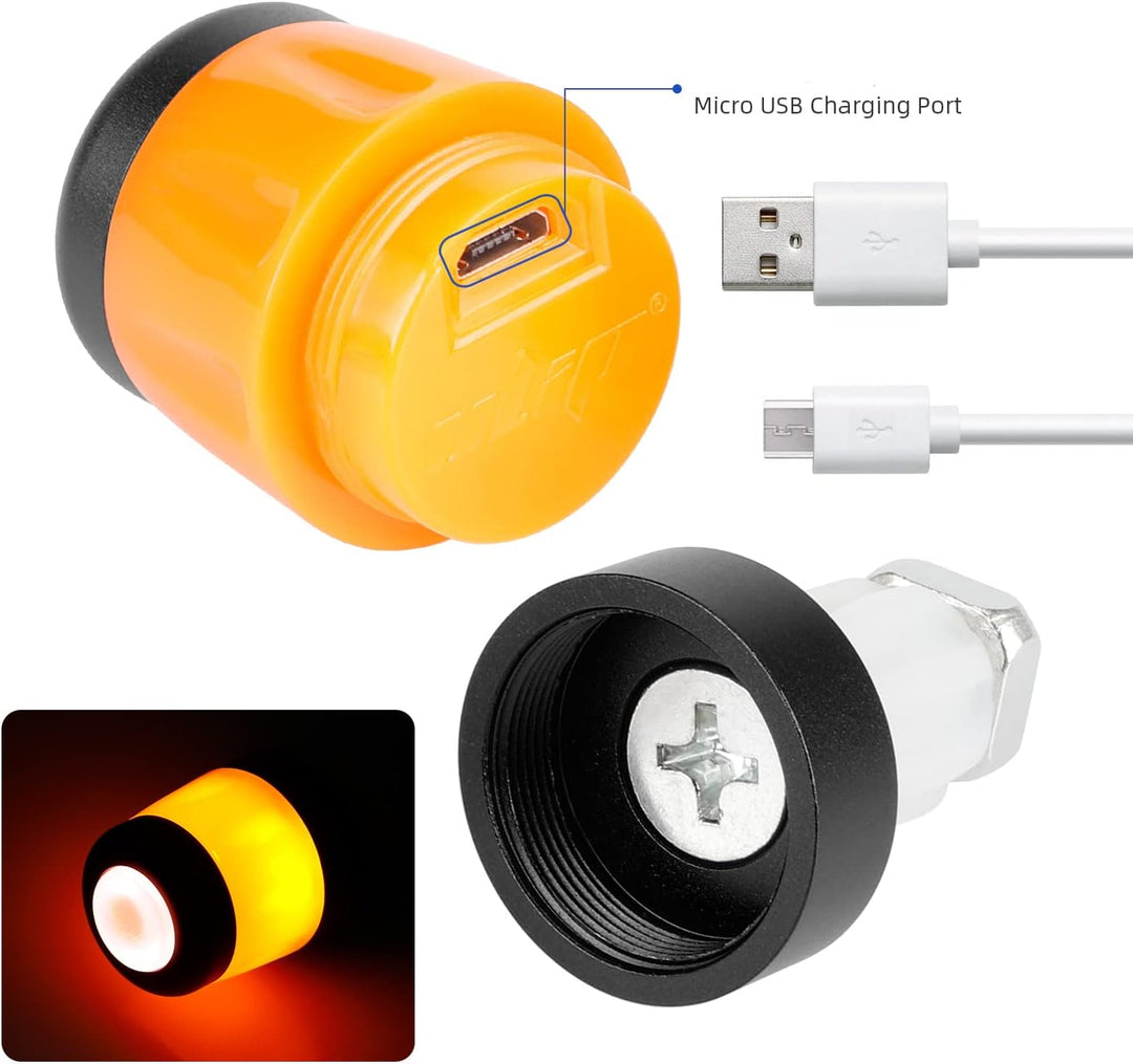 Fututech LED Warnleuchte Wasserdicht und Verlängerung Lenker für Xiaomi M365 Pro Pro2 1S Mi3 für Seg