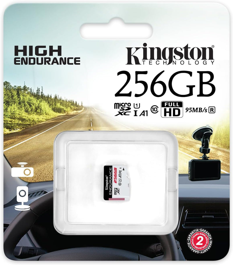 Kingston High Endurance microSDXC95R/45W C10 A1 UHS-I SDCE/256GB, 256GB