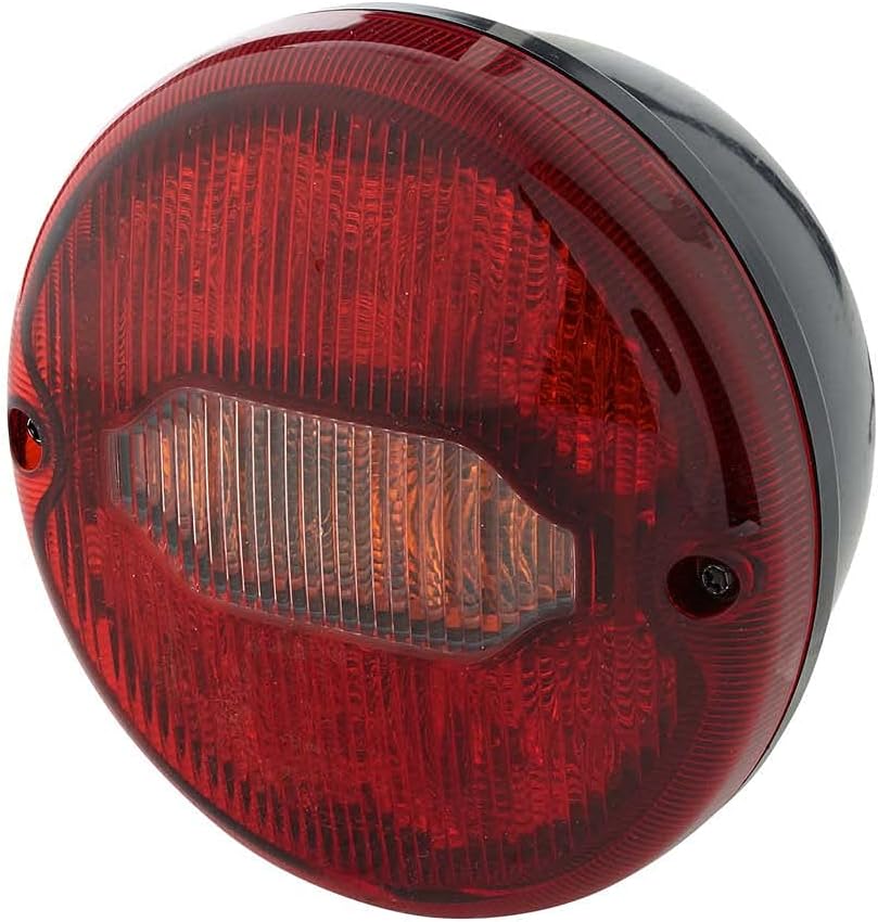 HELLA - Heckleuchte - Hybrid/LED - 24V - geschraubt - Lichtscheibenfarbe: rot/gelb - Kabel: 300mm -