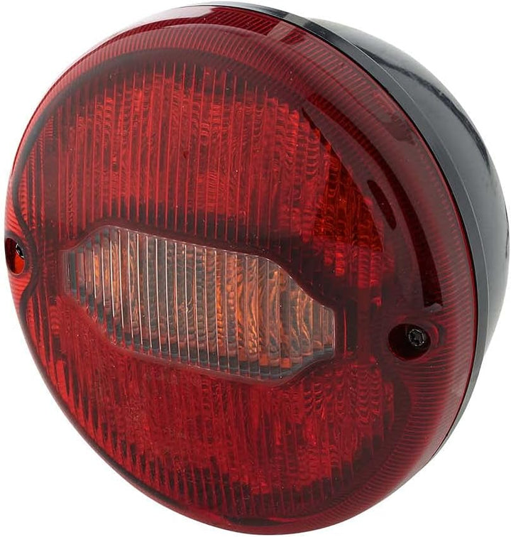 HELLA - Heckleuchte - Hybrid/LED - 24V - geschraubt - Lichtscheibenfarbe: rot/gelb - Kabel: 300mm -
