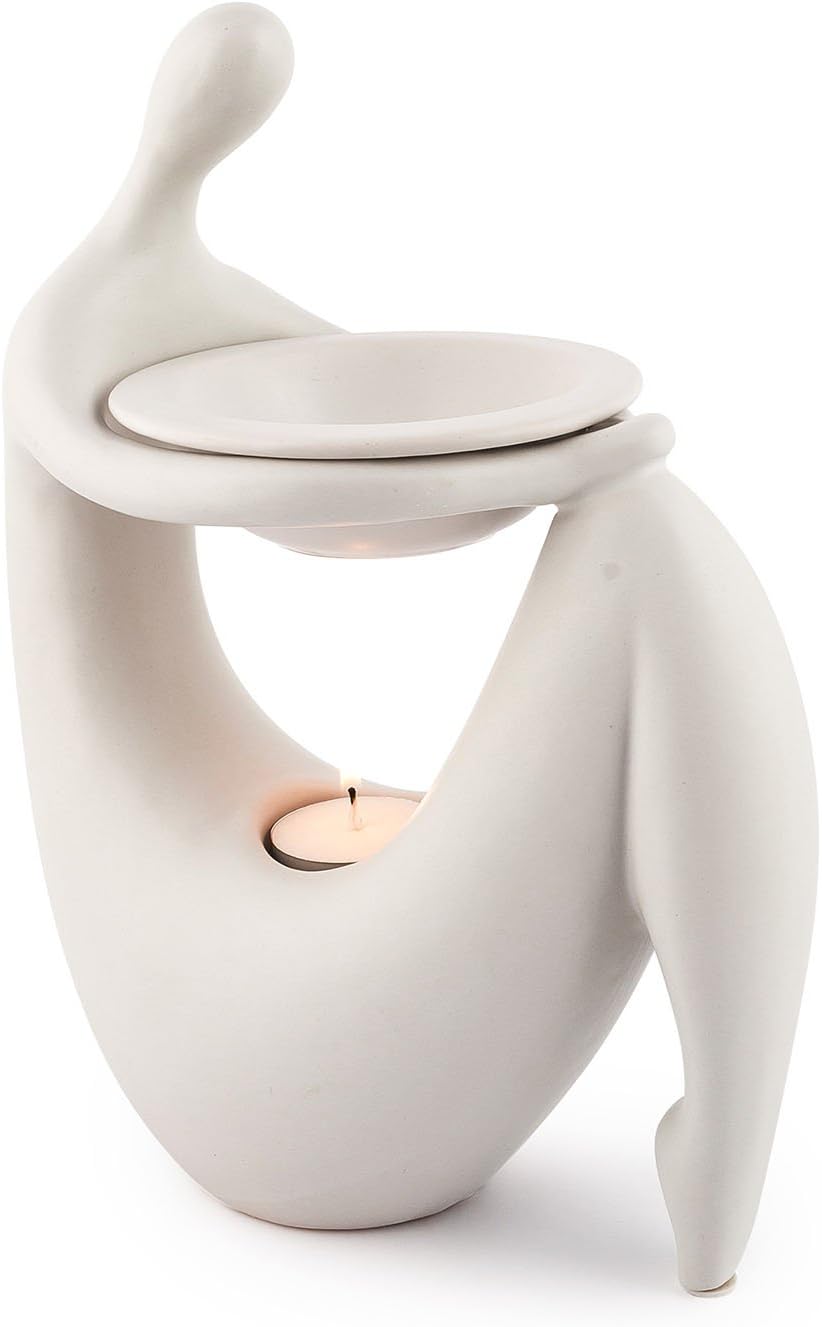 pajoma Duftlampe ''Lady'' aus Keramik, Höhe 26 cm, Weiss