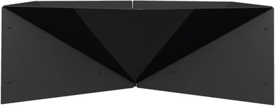 Feuerschale Feuerstelle Garten Terrasse Modern Lagerfeuer Stahl 69,2x60,5x22,5cm