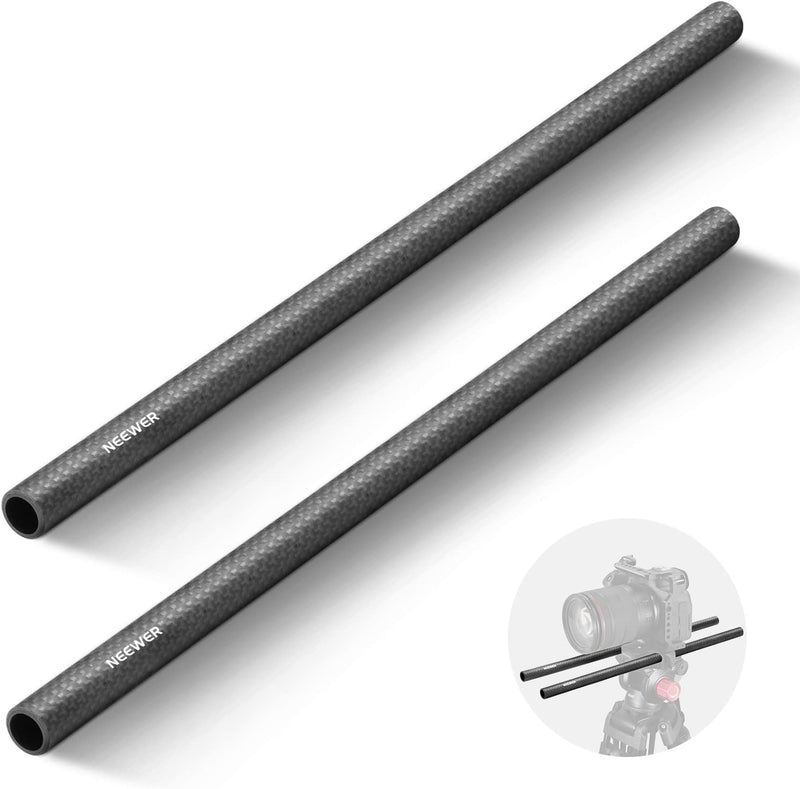 NEEWER 15mm Kohlefaser Verlängerungsstangen 15,7"/40cm Kompatibel mit SmallRig Kompatibel mit Tilta