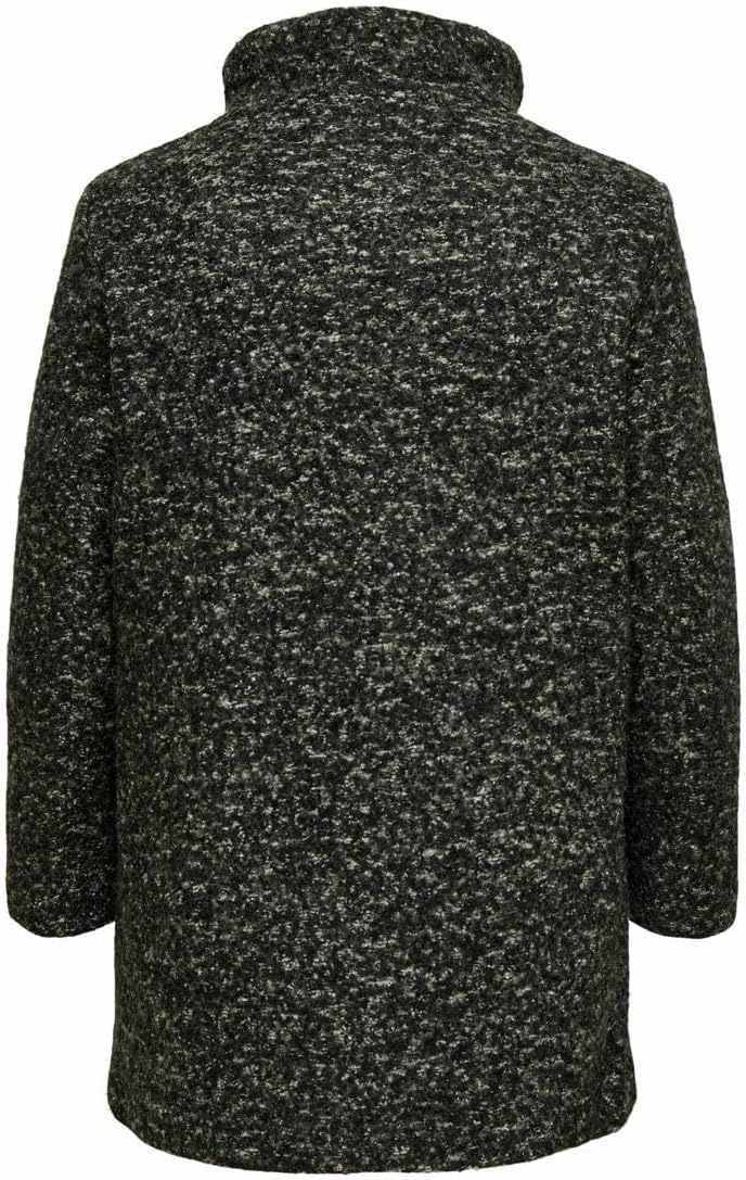 ONLY Carmakoma CARNEWSOPHIA WOOL COAT CC OTW, kombi(blackwhitemelange (177911003)), Gr. M