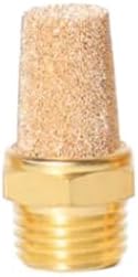 Pneumatik Schalldämpfer aus Sinterbronze 1/4" 10er Set Druckluftschalldämpfer Industriequalität (10,