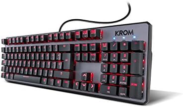 KROM Tastatur Gaming KERNEL -NXKROMKRNL- Tastatur mechanische, mit Nummernblock für PC Gamer, RGB-LE