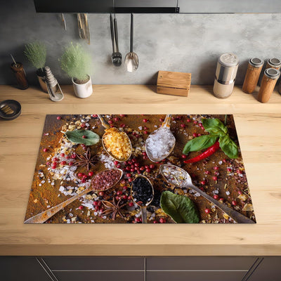 KitchenYeah© Herdabdeckplatte Einteilig Küche Abdeckplatte für Ceranfeld Abdeckung Induktionskochfel