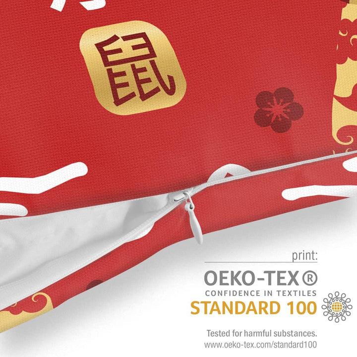 VOID Chinese New Year Kissenbezug Kissenhülle Sofakissen Kissen Deko Outdoor-Kissen Dekokissen, Kiss