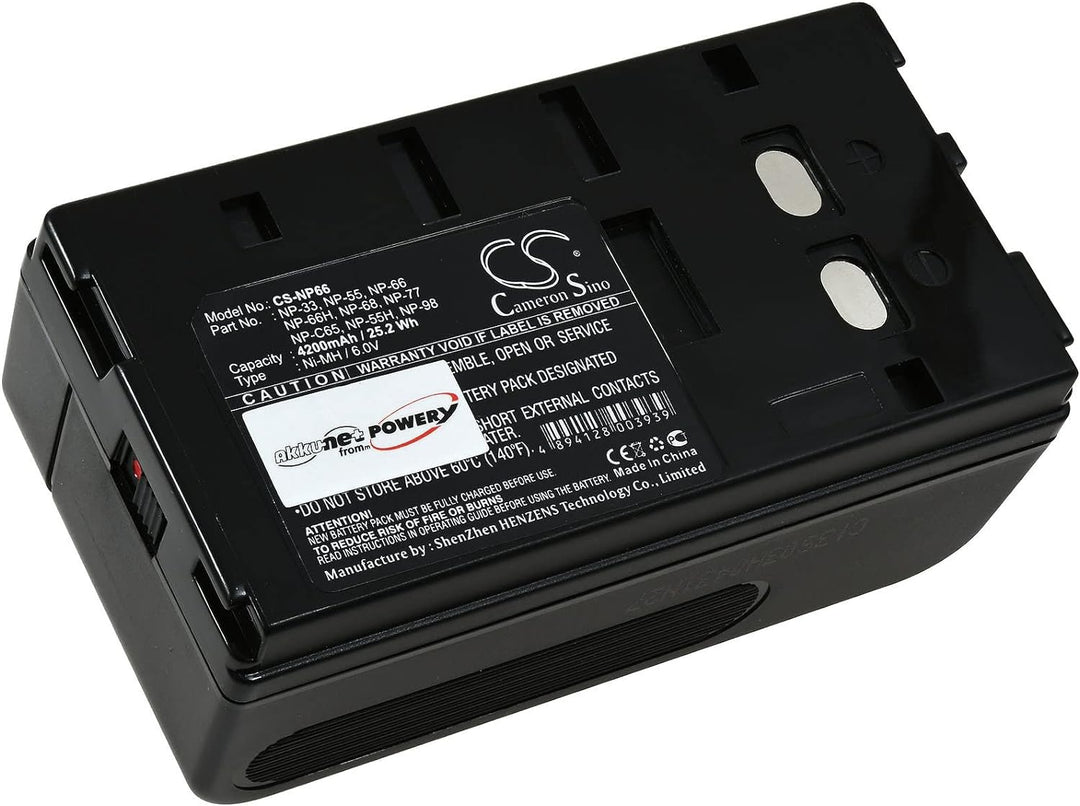 Akku für Sony Typ NP-77H 4200mAh, 6V, NiMH