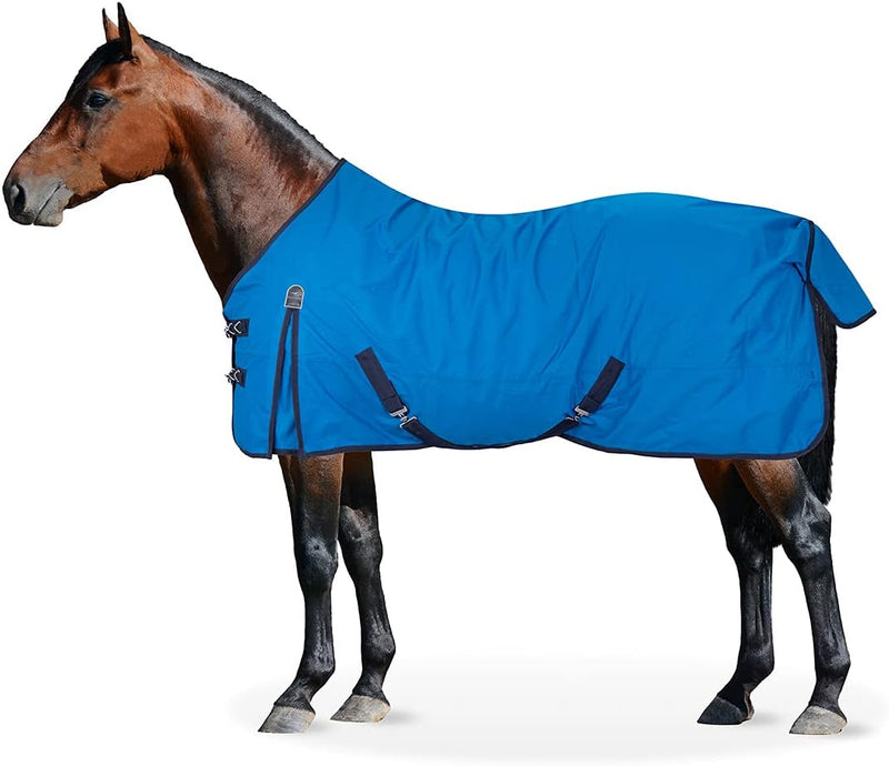 Equinate Regendecke Springfield Weidedecke mit Fleece 155cm Cobalt Cobalt 155cm, Cobalt 155cm